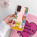 SpongeBob SquarePants Phone Case for Samsung Galaxy A72 A52 A52S 5G Patrick Star Back Cover for Samsung A52 5G A 72 52 52s Cases. 