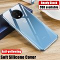 lthmy for OnePlus 7T HD1900 HD1901 HD1903 HD1905 HD1907 Flexible Soft Matte Black Crystal Clear Phone Case Silicone Protective Back Cover. 