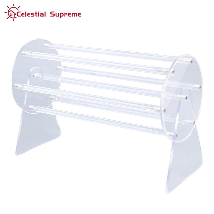 Claw Clip Holder Display Stand 360° Rotating Acrylic Hair Clip Organizer Stylish Storage Display Solution for Storage Rack Hair Accessories