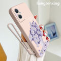 Casing Oppo Reno S5 5G Reno 7 z 5G ren7 Z 5G phone case softcase liquid silicone protector smooth shockproof bumper cover new design comic flower cartoon ytyhh01. 