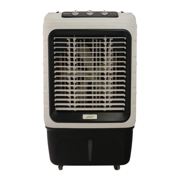 ROYAL RAC-4700 DC Room Air Cooler – 12V DC, 450mm Fan, 130m³/min Air Delivery, 80L Water Tank – White & Black – Energy Efficient & Powerful Cooling