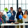Pack of 25/50/100 Pieces Multicolor 12" Rainbow Latex Balloons Assorted Colors for Vibrant Birthday, Baby Shower, Wedding Party Decorations. 