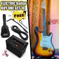 Electric Guitar Branded - Best Option In Pakistan Full Package ( Never Ever Miss Offer ) Free Amp + Accessories. 