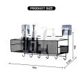 Bathroom kitchen Punch Corner Frame Shower Shelf Wrought Iron Shampoo Storage Rack Holder bathroom accessories. 
