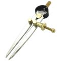 Leather Craft Rotating Craft Tool Diy Wing Divider Adjustable Steel Leather Craft Making Rotating Tool Wing Divider Spacing Compass Edge Creaser. 