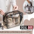 Professional Transparent Makeup Bag & Organizers with Full of Storage | Make Up Bags Pouch with Zipper For Travelling | Multipurpose Traveling Cosmetic Bags for Women. 