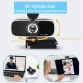Aigoss Webcam with Microphone & Privacy Cover, 1080P Full HD Web Camera for Streaming, Video Calling, Conference, Recording, Gaming, Computer Camera Laptop USB Webcam. 
