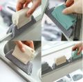 PACK OF 2 Window Groove Cleaning Brush Window Cleaning Brush with Car Vent Cleaning Brush Corner Cleaning Tools for Sliding Door/Tile Lines/Shutter/Car Vents/Air Conditioner/Keyboard - Window Cleaner Brush with Scouring Pad. 