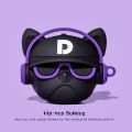 Cool Music Hip Hop Pug Dog Retro Recorder Silicone Shell for Apple Airpods 2 3 Cover for AirPods Pro 2 Generation Protective. 