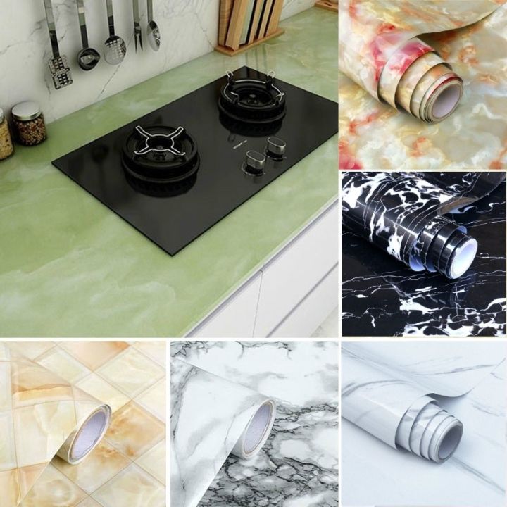 Marble%20wallpaper%20kitchen%20Wall%20wallpaper%20Anti-oil%20paste%20Self-adhesive%20foil%20waterproof%20bathroom%20wall%20stickers%20vinyl%20wallpaper%20-%20Image%205