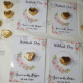 Customized Nikkah/Wedding Cards without Chocolate/Nikkah Cards for Tasbeeh Counter/Nikkah Cards for Candy /Wedding Cards for Chocolate/Wedding Cards for Tasbeeh Counter/Wedding Favors Cards. 