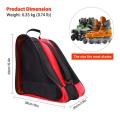FTS Export Quality Professional Roller Skating Bag Handbag Universal Roller Skates with side pocket, Breathable Ice Skate Bags with Adjustable Shoulder Strap, Oxford Cloth Skating Shoes Storage Bag. 