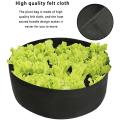 2X Raised Garden Bed Fabric Raised Planting Bed Garden Grow Bag for Herb Flower Vegetable Plants Dia 24 Inch x 8 Inch. 