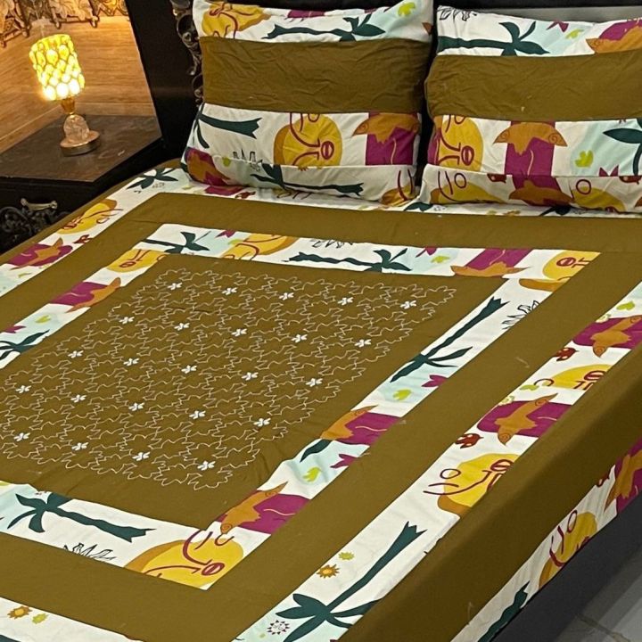 Bedsheet%20Embroidered%20Patch%20Work%20King%20Size%20BedSheets%20-%20Image%203