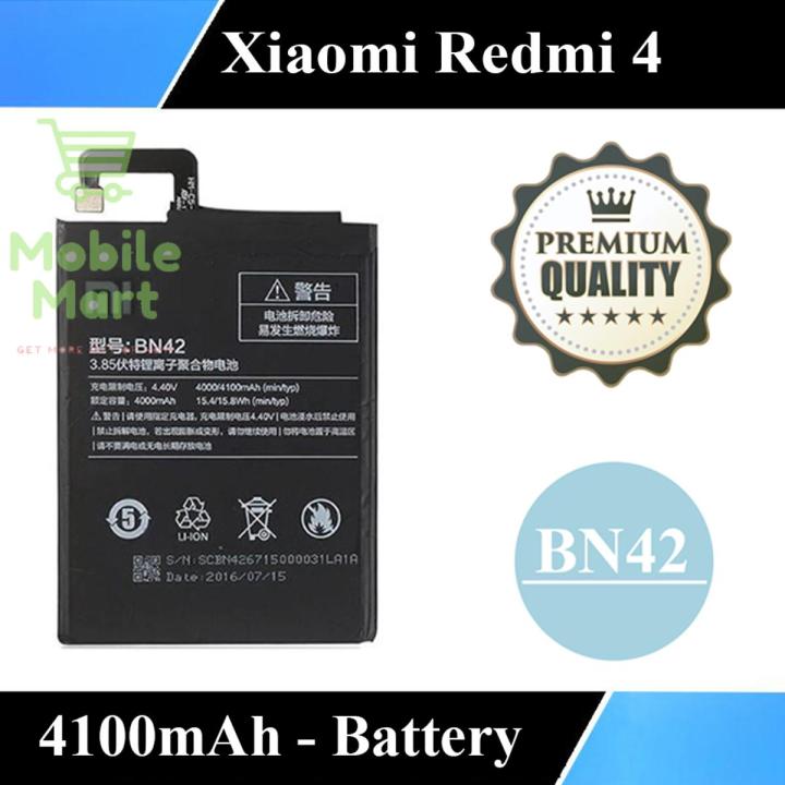 Xiaomi Redmi 4 Battery BN42 Replacement Premium Quality 4100mAh For Xiaomi Redmi 4