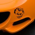 12in X 10in WHY SO SERIOUS JOKER Black Matte Car Sticker Waterproof Decal. 