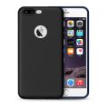 Iphone 7 Plus Matte Black Silicon Back Cover. 
