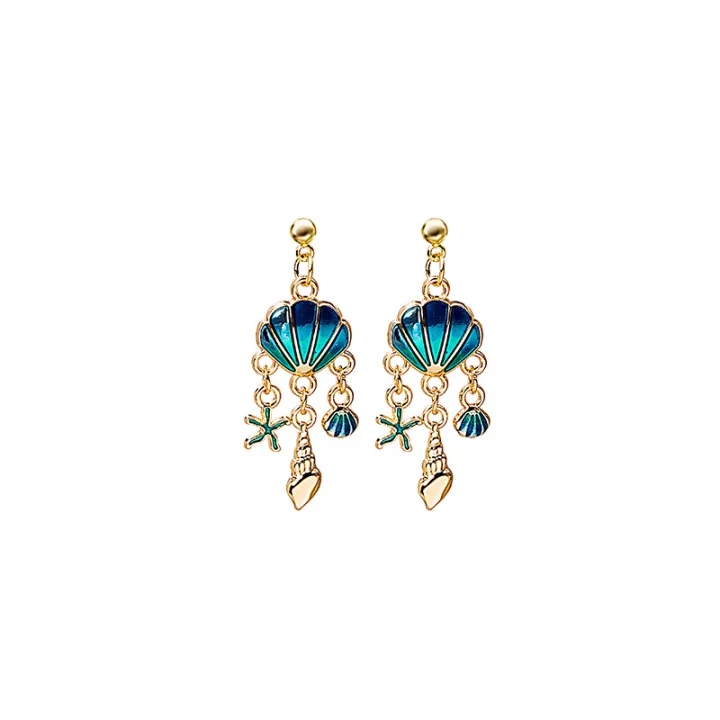 Silver%20Needle%20Childlike%20Ocean%20Column%20Blue%20Shell%20Star%20Asymmetric%20Cartoon%20Stud%20Earrings%20Earrings%20for%20gilrs%20for%20women%20low%20price%20-%20Image%206