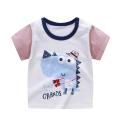 Kids Shirts 100% Cotton Cartoon Tops Cute Boys Girls Short Sleeve T shirt 1-3Y. 
