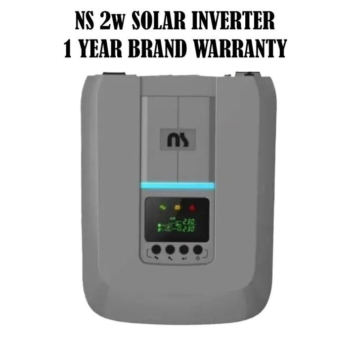 NS Max Pro  2000 Solar Inverter UPS 2.0 KVA 24V DC (1800) Watt. Solar Charge Current New Model