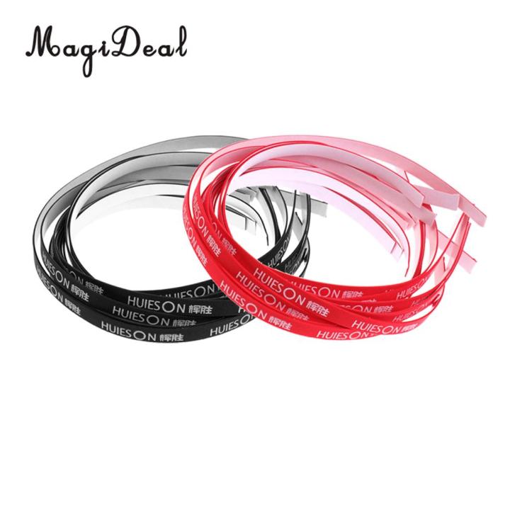【Simple 3C】20 pcs/pack Sponge Tennis Edge Tape Sponge Bat Side Edge Game Black+Red