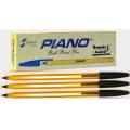 10pcs Ball pen Piano_ Peela Yellow body, Black ink ballpoint. 