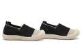 SHAZ FOOTWEAR Women's Slip-On Walking Shoes - Black & Beige Lightweight Breathable Comfort Loafers for Ladies. 