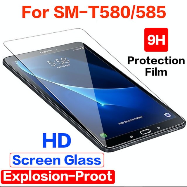 Protector For Samsung Tab A 10.1 2016 T580 T585 Screen Glass Protector For Samsung Tab A 10.1 2016 T580 T585 Screen Protector Samsung Tab A 10.1
