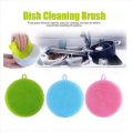 Multifunction Silicone Scrubber Sponge Brush Dish Washing Cleaning-Kitchen Tools. 