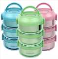 3-layer Tedemei Stainless Steel Lunch Box. 