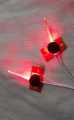 2 piece speedometer red glow needles with smds led light glowing needles universal fitting all bikes. 