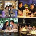 Large Crystal Lamp Rose Light - Crystal Diamond Lamp 16 Colors Changing with Remote Control - Home Decor Touch Control Lamp Fancy Table Lamps for Home Decoration and Gifts. 