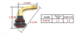 Tubeless Tyre Valve Stems For Electric Scooter PVR70, 50. 