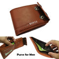 Top Quality PU Leather Men's Purse Wallet For Men Bi-fold Wallets for Men Pocket Wallet with ATM Card Holder Slots and Cash Compartment in Black and Brown Colors. 