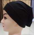 Pack of 3 plain Head scarf inner hijab cap-Muslim hijab cap-Women Islamic underscarf hijab cap in multi colors. 
