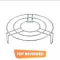 (PACK OF 02) Metal Degchi Stand - Pan Stand - Stainless Steel Pan Stand - Heat Resistant Hot Pot And Pan Stand (Round Shape) Good Quality.. 