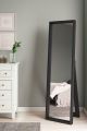 Matte Finish Full Length Mirror with Wooden Frame 62x18 Inches for Home Decor. 