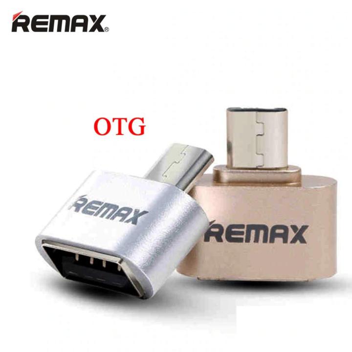Original REMAX Micro USB OTG Plug for Android Mobile to Pen Drives Extend Storage Read U-Disk Connect Mouse Keyboard Mini Size
