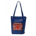 The Bags Hub University Bags For Girls Stylish Large Capacity Shoulder & Cross Body Bags Women Bags For University Fashionable Trendy Tote Bag Purse And Shoulder Bag For Girls Royal Blue Shoulder Bags For Girls Top Handle Bag For Ladies. 