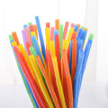 100PCS Multicolor Plastic Straws Kitchen Beverage Disposable Drinking Straw Cocktail Wedding Party Accessories. 