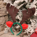 Christmas Headband Christmas Reindeer Antler Hair Hoop Vibrant Kids Dress Up Headband for Cosplay Lightweight Colorful Perfect Southeast Asian Holiday Prop Festive Headband. 