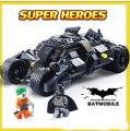 Batman Batmobile - Building Blocks Set - Black Lego_ Blocks Set Building Blocks Batman and Joker Pieces Building Blocks for Kids Construction Le go Decool JiSi. 