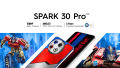 Tecno Spark 30 Pro 8GB + 128GB , 120Hz 6.78'' AMOLED Hole Screen , Fingerprint Under-display, 5000mAh 33W Super Charge. 