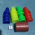 Ludo Goti Set | Ludo Game Set | Plastic Colorful Goti | Board game | Ludo Dice Goti Set | 16 Gotis With 1 Cup & Dice. 