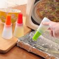 Silicone Cooking Oil Bottle with Basting Brush. 