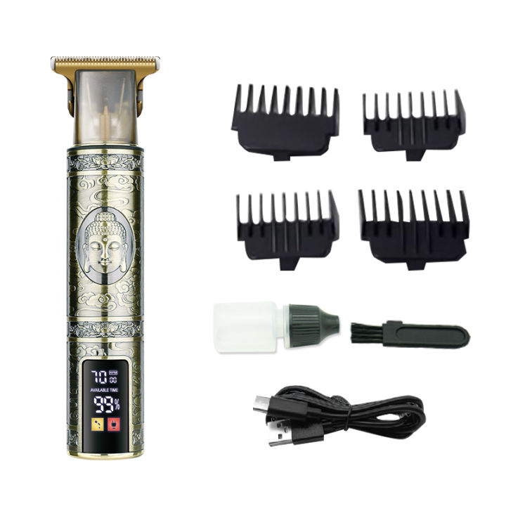 DL 1323 metal carving desgin hair cut machine beard trimmer hair clipper professional electric hair trimmer cordless for men
