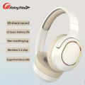 P2963 Wireless Headset Lighting Noise Reduction Over-Ear Stereo Earphones For Computer Game Office Zoom Meeting. 