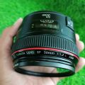 Canon EF 50mm f/1.2L USM Prime Lens. 