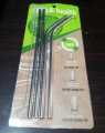 14AM Steel Straws + Straw Cleaning Brush | Straws for Drinking Juice | Metal Straw | Eco Friendly Products | Stainless Steel Straw | Strow | Straw for Kids | Reusable Straw | Steel Sipper with Straw. 