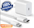 Iphone Original Charger 20Watt Power Adapter With Type C To Lightening Cable Gives Super Fast Charging Experience To All Iphone Models. 